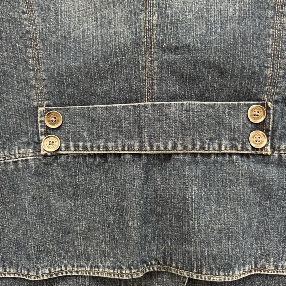 Sonoma Large Denim Mock Neck Jacket - Picture 8 of 11